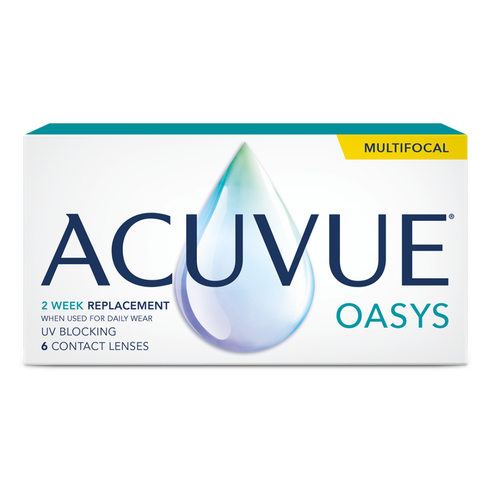 Двухнедельные контактные линзы Acuvue Oasys Multifocal (6 линз) Двухнедельные контактные линзы Acuvue Oasys Multifocal (6 линз)