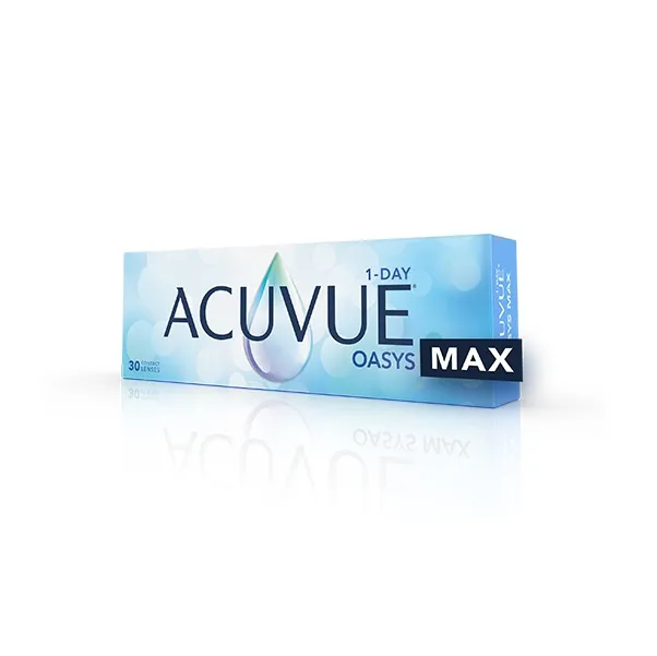 Однодневные контактные линзы Acuvue Oasys 1-Day MAX (30 шт)